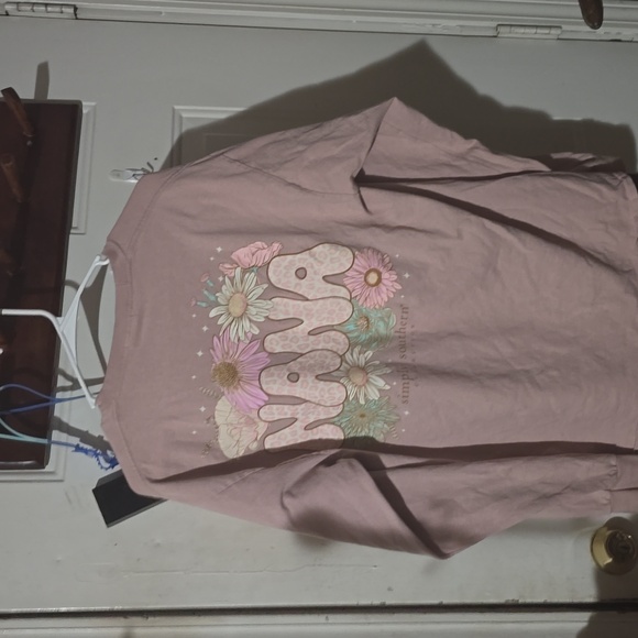 Simply Southern Nana Floral Long Sleeve Tee - Pink - Picture 4 of 5